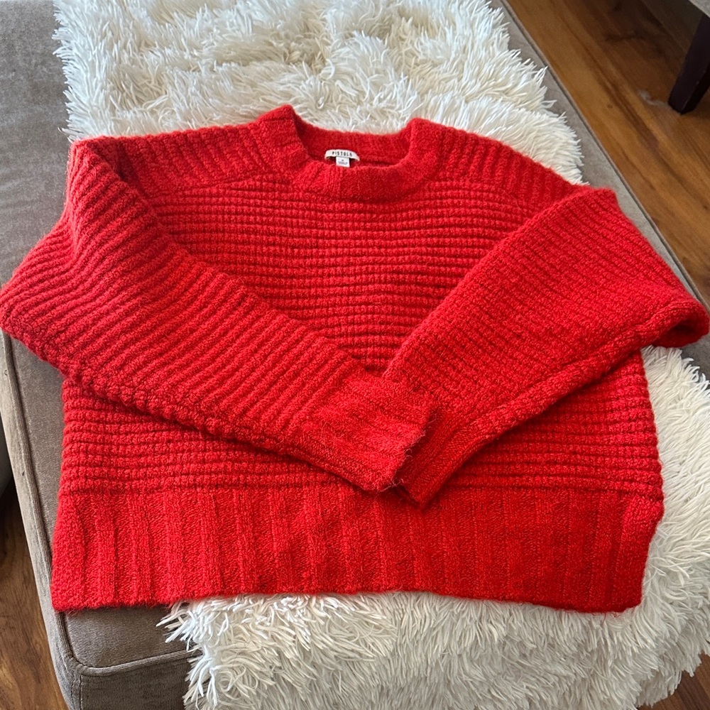 Pistola warm sweater in red